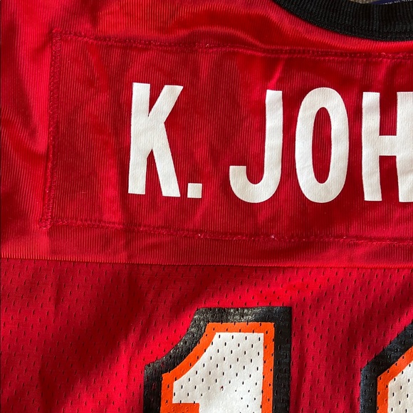 Vintage Champion Bukaneers Red and Black Football Jersey - Picture 12 of 14